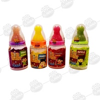 Bonbons en poudre Halal Big Baby Pop très demandés, bonbons durs en forme de biberon et de tétine, bonbons sucrés enrobés, emballage en boîte, jouet fantaisie pour enfants, vente en gros
