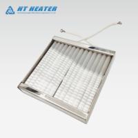 Panneau chauffant infrarouge industriel 380V 800W FQE à quartz avec réflecteur en acier inoxydable, module radiant IR pour four de cuisson de revêtements et peintures