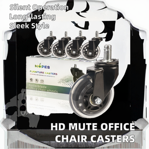 HD <span class=keywords><strong>Mute</strong></span> Modern Design Bürostuhl Rollen Möbel Rad Lenkräder für Schul-und Wohnzimmer möbel - Product Image 2
