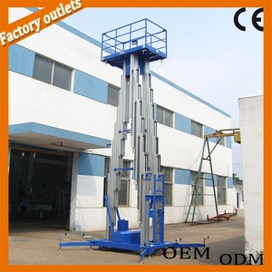 Plateforme élévatrice hydraulique à mât en aluminium pour une seule personne - Product Image 2