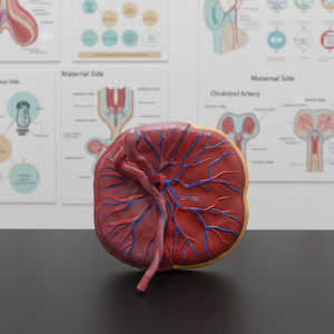 Model Anatomi Medis Model Plasenta Medis Terpasang pada Tali Pusar Model Pendidikan Ilmu Kedokteran - Product Image 3