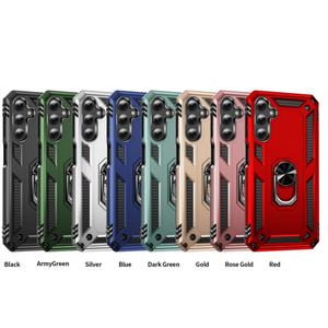 Funda de teléfono con armadura a prueba de golpes para Samsung Galaxy A06 A16 A24 4G A25 5G A34 A35 A04S A05S A02S A03S Core Ring Stand Bumper Cover - Product Image 1
