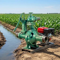 Pompa Irigasi Sprinkler Tekanan Tinggi 3 Inch 4 Inch Jangkauan Semprotan Jauh Segel Mekanis Pompa Air Irigasi Sprinkler Lahan Pertanian