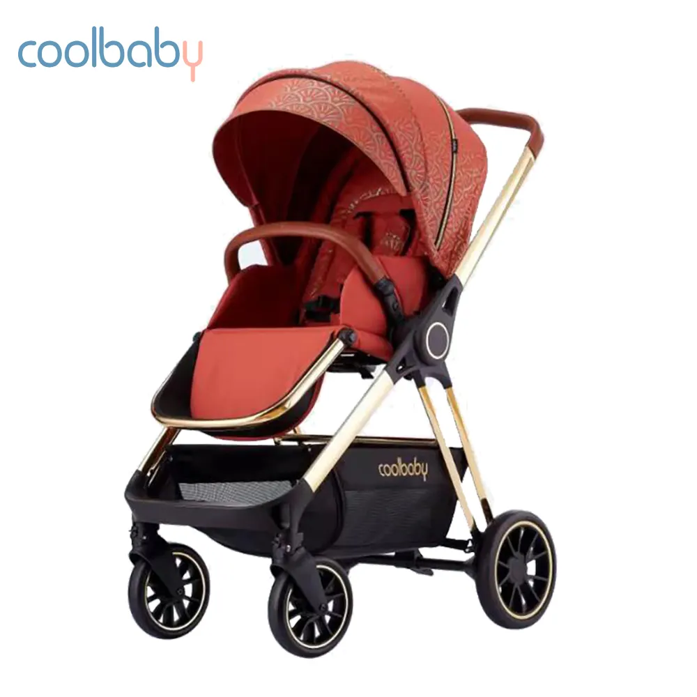 Cool Baby 3 In 1 Gouden Luxe Kinderwagen