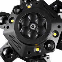 Projecteur de Scène LED Mini à Tête Mobile 150W à Six Bras, Effet Stroboscopique RGBW, DMX512, pour Fêtes et KTV, Vente Directe Usine, pour OEM/ODM