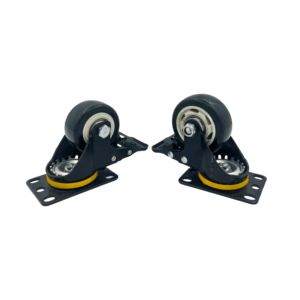 Industrial Heavy Duty 3/4/5 Zoll <span class=keywords><strong>100mm</strong></span> Gummi PVC Lenk rollen Bremse Schwenk wagen Rollen Cheng xiang Marke 6 Monate Garantie - Product Image 6