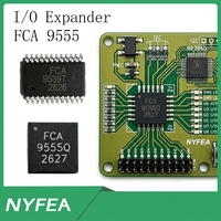 Chip de Interfaz NYFEA, Expansor de E/S, Salida de Interrupción FCA9555Q WQFN (24) 4*4mm 1.6V-5.5V I2C/SMBus, Velocidad de Comunicación de 1MHz Integrada