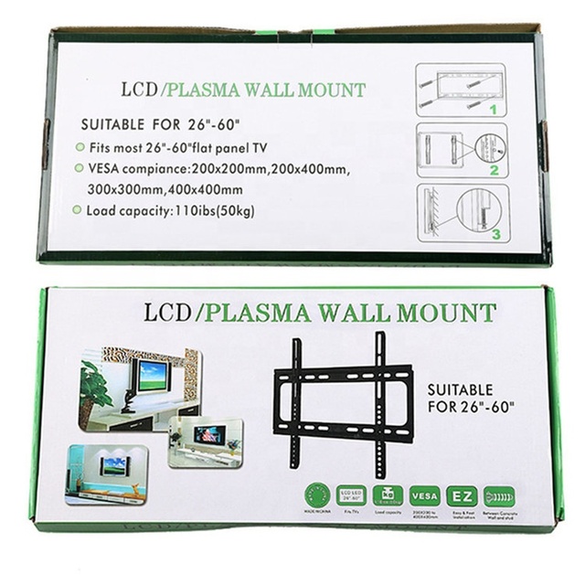 Universal 50KG TV Wall Mount Bracket Flat Panel TV Frame Support for 26 -63 Inch