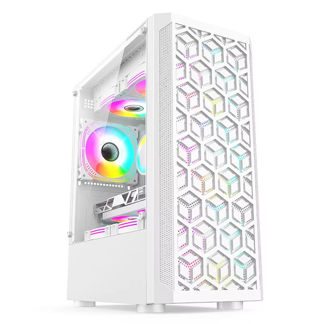 New Design PC Gaming Case Cabinet ATX Computer Casing CPU Chassis Cases Towers Tempered Glass Desktop PC Case
