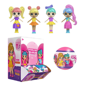 Jinying DIY Fashion Girls Mini Surprise Doll Cute Girl Twisted Blind Egg Assembly Baby Doll Figurine Blind Box Toy - Product Image 4