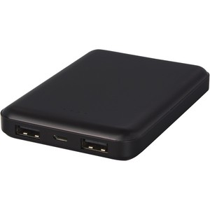 Glam Q9 Power Bank ad alta capacità 10000mAh Ultra-sottile in lega di alluminio doppia uscita USB 3A attuale supporto luminoso funzione Logo - Product Image 1