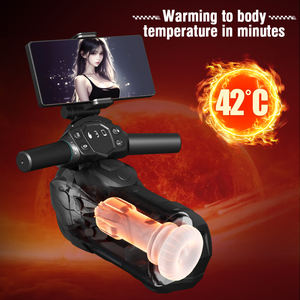 Nouveau <span class=keywords><strong>masturbateur</strong></span> masculin avec poussée réaliste 3D, aspiration extensible, chauffage explosif en un clic, gobelet d'avion - Product Image 4