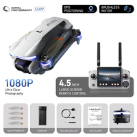 Drone pliable P60 avec caméra HD, quadricoptère à évitement d'obstacles, photographie aérienne HDR avec télécommande