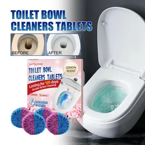 Jaysuing WC Clean Deodorize Fragrance Blue Tablets Toilet Natural Toilet Tank Cleaner Tablets