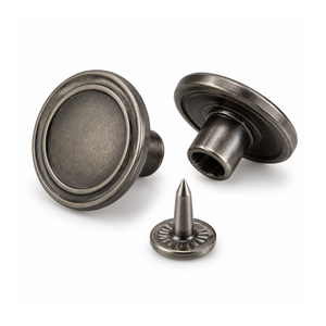 Boutons en jean personnalisés avec logo, attaches pour vestes, boutons pour vêtements de travail, boutons à pression personnalisés pour jeans - Product Image 1