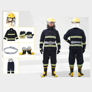 Tenue de pompier, équipement anti-incendie, vêtements de sécurité résistants au feu, ceinture de sécurité pour pompier, bottes de pompier à vendre - Product Image 2