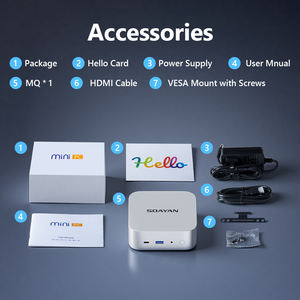 มินิพีซีรุ่นใหม่ ปี 2026 อินเทล เจนเนอเรชั่น 12 รุ่น I3 1215U รวดเร็ว แรม 12GB LP DDR5 ระบบปฏิบัติการ Windows 11 Pro <span class=keywords><strong>คอม</strong></span>พิวเตอร์ขนาดเล็กสำหรับใช้งานที่บ้านและที่ทำงาน - Product Image 6