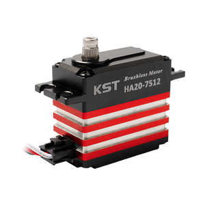 Ventes chaudes KST HA20-7512 82Kgf.cm 0.11sec/60. Servo numérique sans balais 2BB DC7.4V en alliage d'aluminium pour drones à grande échelle standard - Product Image 1
