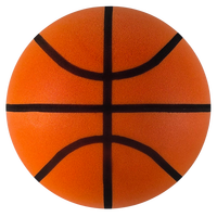 Ballon de basketball taille 5 en PU, silencieux, léger, durable, écologique, en mousse solide, pour entraînement en intérieur et usage domestique, avec logo personnalisé