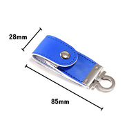 Flashdisk Kulit Personalisasi Murah Grosir USB 2.0 3.0 8GB 16GB 32GB 64GB Flash Drive Penyimpanan Eksternal USB Hard Drive