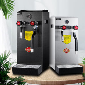 Commerciale automatico <span class=keywords><strong>elettrico</strong></span> in acciaio inox ad alta capacità bolla negozi di tè caldaia acqua riscaldatore a vapore attrezzature acqua bollente - Product Image 5