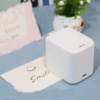 Mobiler Farbtinten-Mini-Logo-Drucker, Hand-Druckmaschine, Tragbarer WLAN A4 PrintCube Kabelloser Hand-Tintenstrahldrucker Stift