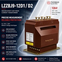 Transformateur de courant LZZBJ9-12D1/D2 12kV 0.2S/5P20 5A/1A CT en résine époxy coulée pour intérieur