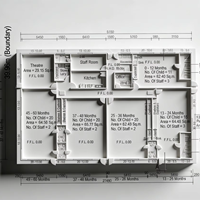 Villa Prefabricada Moderna Star Flow P15023 con Estructura de Acero LGS, Diseño Ecológico, Alta Durabilidad, Larga Vida Útil, para Uso en Apartamentos y Hoteles, Garantía de 5 Años