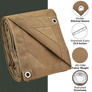 <span class=keywords><strong>Bâche</strong></span> extérieure multi-usages Vectus OEM, vente en gros d'usine, 10x12 pieds, toile robuste de 12 oz, résistante <span class=keywords><strong>à</strong></span> l'eau - Product Image 2