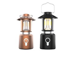 Lampe de camping solaire portable rétro pour l'extérieur, lanterne rechargeable à LED pour les rassemblements, modèle L22
