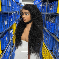 Wig rambut manusia gelombang air tanpa lem, HD Lace Front Raw Brazilian 13x6, wig natural dengan frontal untuk wanita.