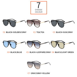 Logo Custom 2026 Vintage Metal Legs <b>Square</b> Sun Glasses UV400 One Piece Lens Pilot <b>Sunglasses</b> for <b>Men</b> Women - Product Image 5
