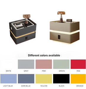 Furnitur cerdas meja samping tempat tidur, furnitur pintar nirkabel dengan pengisian daya Usb untuk penyimpanan Speaker samping tempat tidur - Product Image 5