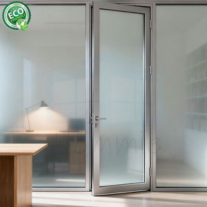 Fournisseur direct d'usine Porte en verre français classique Cadre en aluminium noir Porte et fenêtre en verre battantes - Product Image 6