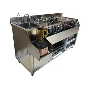 Popular Commercial 304 Stainless Steel Bar Cocktail Station