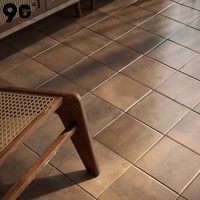 Carreaux de style rétro français brun antique modernes, petits carreaux carrés antidérapants pour salle de bain, toilette, mur, style ancien