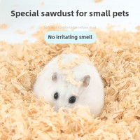 Ramah lingkungan kawat emas kecil serbuk gergaji alat cukur Hamster perlengkapan termasuk kertas katun Pad Suit dan urin pasir deodoran