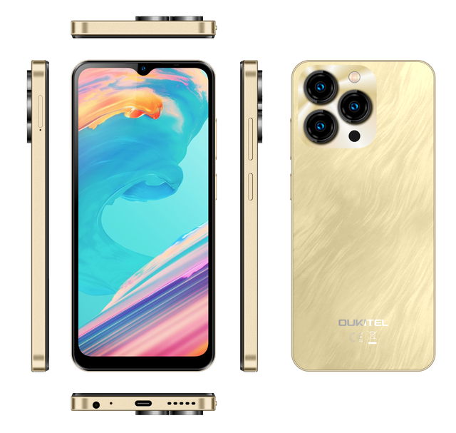 Original Oukitel C2 Mobile Phone 6.6inch 60 Hz 4GB+64GB Cheap Smartphone 4G Network 13MP Android Dual Sim Celulares Mobile Phone