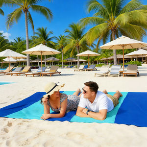 Manta de Playa Portátil, Tapete de Camping para 2-8 Adultos, para Viajes, Senderismo, Picnic, Impermeable, para Hombres y Mujeres, Tapete de Playa Relajante - Product Image 6