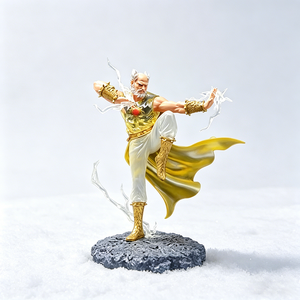 Figura de Dios del Rayo Poderoso de Anime, Estatua de Guerrero del Trueno de la Mitología Griega, Decoración de Escritorio para el Hogar, Regalo Artístico - Product Image 4