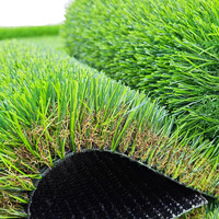 Gazon artificiel d'extérieur doux pour l'automne, résistant au feu, tapis de gazon synthétique pour jardin