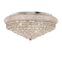 Lustre moderne de luxe pour chambre à coucher, luminaire de plafond encastré, vente chaude, lampe de plafond basse, lustre en cristal