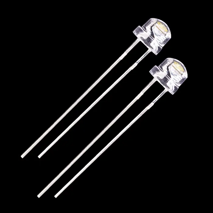 Warm Pure Natuurlijke Koel Wit 5Mm 4.8Mm Strohoed Dip Led Chip Diode