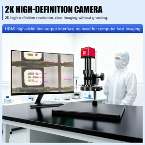 Microscopio EOC Monocular <span class=keywords><strong>con</strong></span> <span class=keywords><strong>Zoom</strong></span> Óptico, Pantalla LCD LED 2K, Microscopio Digital <span class=keywords><strong>con</strong></span> Cámara para Reparación Móvil - Product Image 4