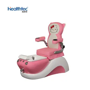 Factory Leather UV Finishing Hot Pink Pedicure Spa Chair Modern Pedi Mani Care Chairs set per bambini Spa