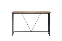 Table console en bois rustique, table étroite pour entrée, table étroite pour canapé, table pour salon, table pour couloir, table pour entrée