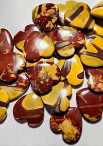 มูไคต์ แจสเปอร์ รูปหัวใจ คุณภาพดีที่สุด สำหรับทำเครื่องประดับสร้อยคอ ราคาขายส่ง - Product Image 2