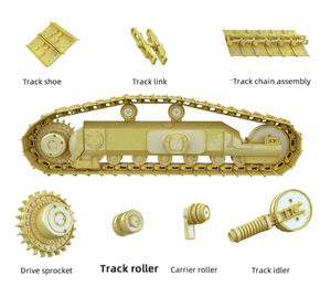 Km1098/41 Liebherr R936 R964 R974, высококачественный гусеничный ходовой экскаватор, запасные части, бульдозер, гусеничный каток экскаватора - Product Image 5
