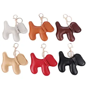 Where to Buy Dog pendant Design Leather Keychain Online China Designer Keychain The Best Luxury Key Chain Supplier