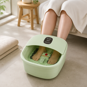 Masajeador de Pies Plegable con Calor y Vibración, Baño de Pies Portátil de Plástico con Masaje Rodante para el Hogar y Salón - Product Image 5
